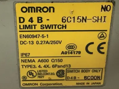 USED OMRON D4B-6C15N-SHI