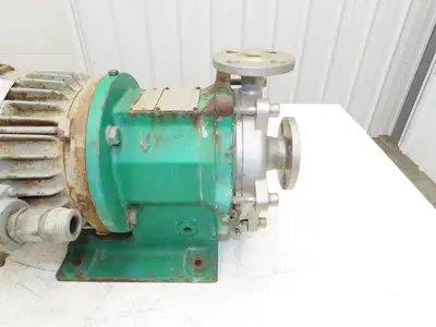 Magnatex Stainless Centrifugal Pump 1"x 3/4" Magnetic Drive 5Hp 230/460V 184TC