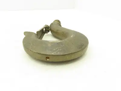 Crosby 319B JB 3.5 Ton Bronze Rigging Hoist Hook Threaded Shank w/Latch