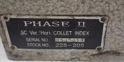 Used PHASE II 5C COLLET FIXTURE Misc Industrial Equipment Kentucky US | Aucto #687778