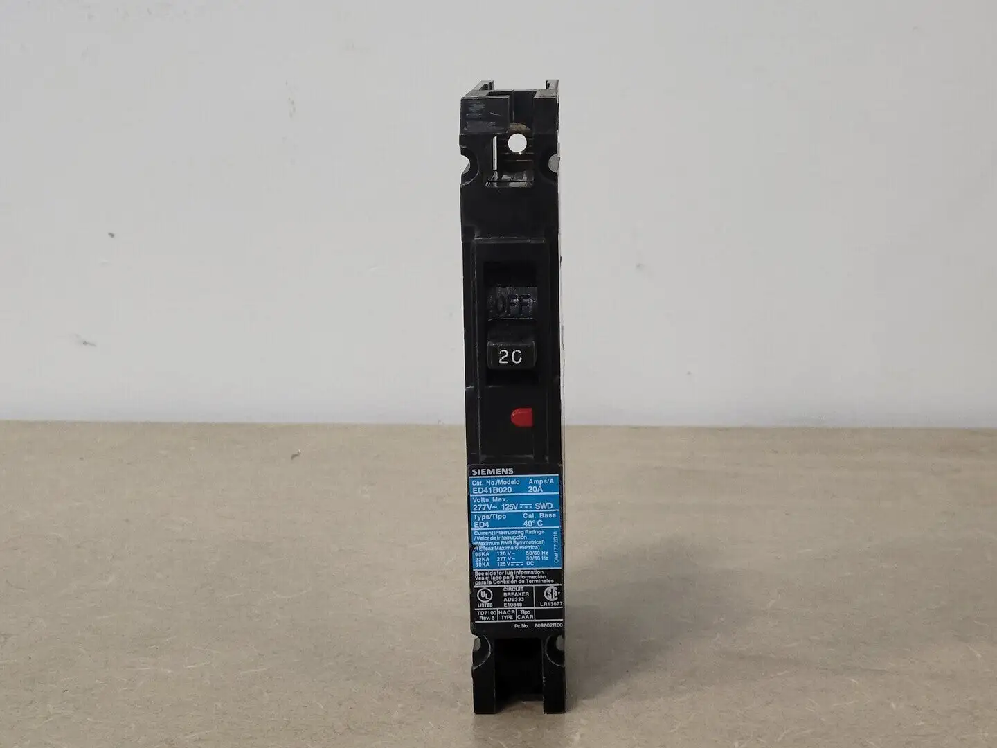 Used SIEMENS ED41B020 Switchgears British Columbia CA | Lenmark #242123