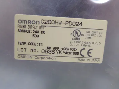 Omron C200HW-PD024 SYSMAC Power Supply Unit Used