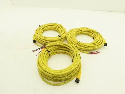 Allen Bradley 889R-F4AEA-10 Cord Connector Ser B 250V 4A 4-Pin Lot of 3