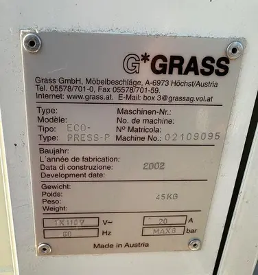 USED GRASS ECO PRESS-P