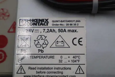 QUINT-BAT/24DC/7, 2AH PHOENIX CONTACT BATTERY PACK STOCK K-3474
