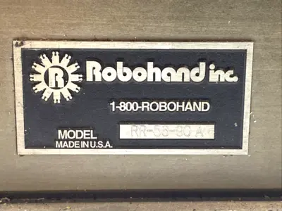 USED ROBOHAND PNEUMATIC ROTARY ACTUATOR 90° FLANGE OUTPUT