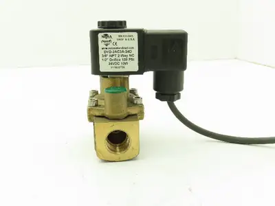 Automation Direct 2AC3A-24D DVD Solenoid Valve 3/8 NPT 2-Way NC 1/2 Orifice 10W