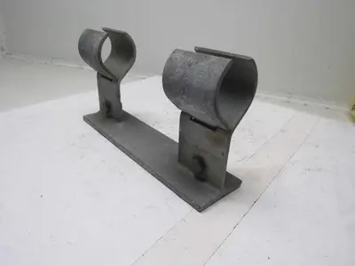 2" Heavy Duty Galvanized Steel Conduit Stand Off Double Bracket