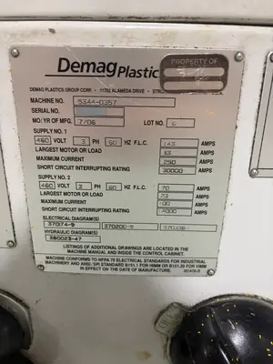 Used 2006 VAN DORN 650HT-4300 Injection Molding Machines Florida US | ESCOBAR TRADING, INC. #1310083