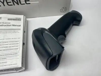 USED KEYENCE HANDHELD CODE SCANNER/READER, 0-114MM READING