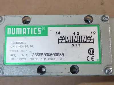 USED NUMATICS 123SS500K000030