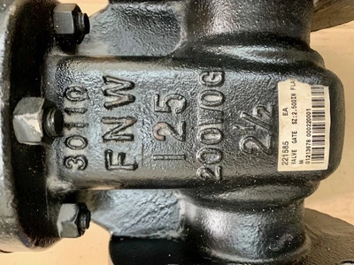 2.5" -125# FNW Gate Valve , 200WOG Figure 651A Unused
