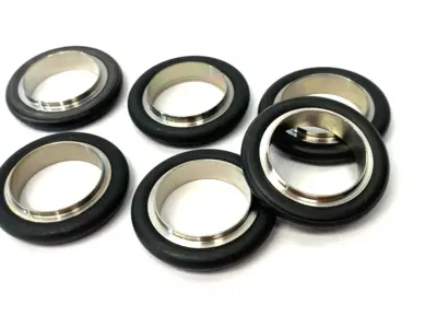 USED AGILENT STAINLESS STEEL CENTERING RING NW25