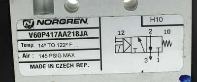 NEW NORGREN V60P41AA218JA