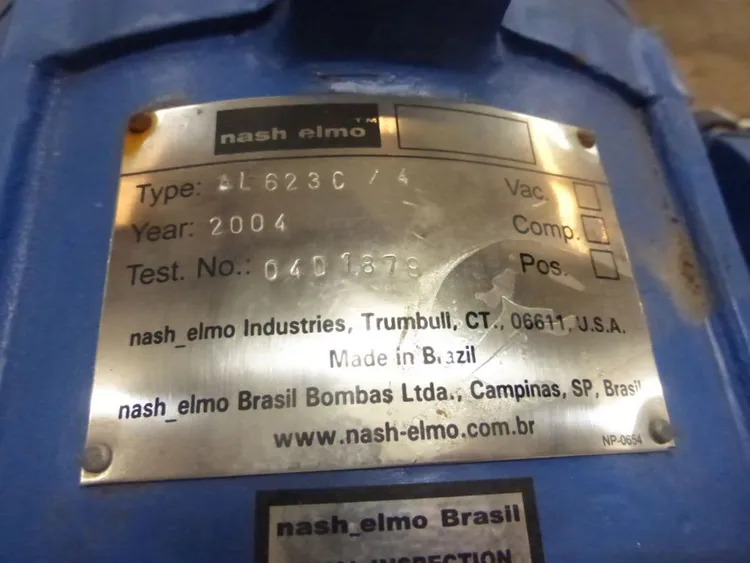 Used Nash AL623C/4 Vacuum Pumps Minnesota US | Peak Machinery, Inc. #286107