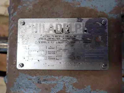 Philadephia 7.5 Hp Gear Reducer
