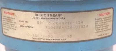 NEW BOSTON GEAR 0RC-2FJC-HP18-P24 OVERLOAD CLUTCH 710188-426-31824