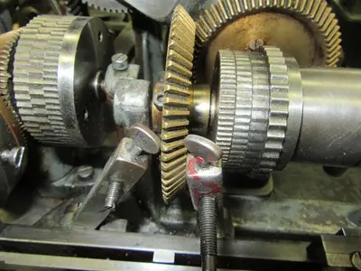 3382-385 Antique RA LIENHARD SUISSE Chaux-De-Fonds Horizontal & Vertical Rotary Engine TURNING / BROCADING MACHINE