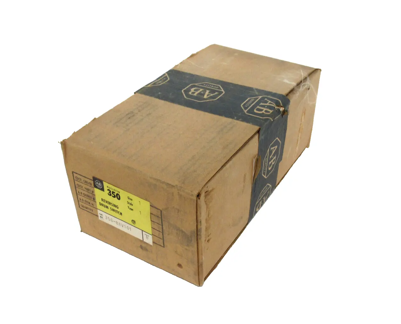 ALLEN BRADLEY 350-BAV101 REVERSING DRUM SWITCH SIZE 1 STYLE 1 SER.B NEW SURPLUS