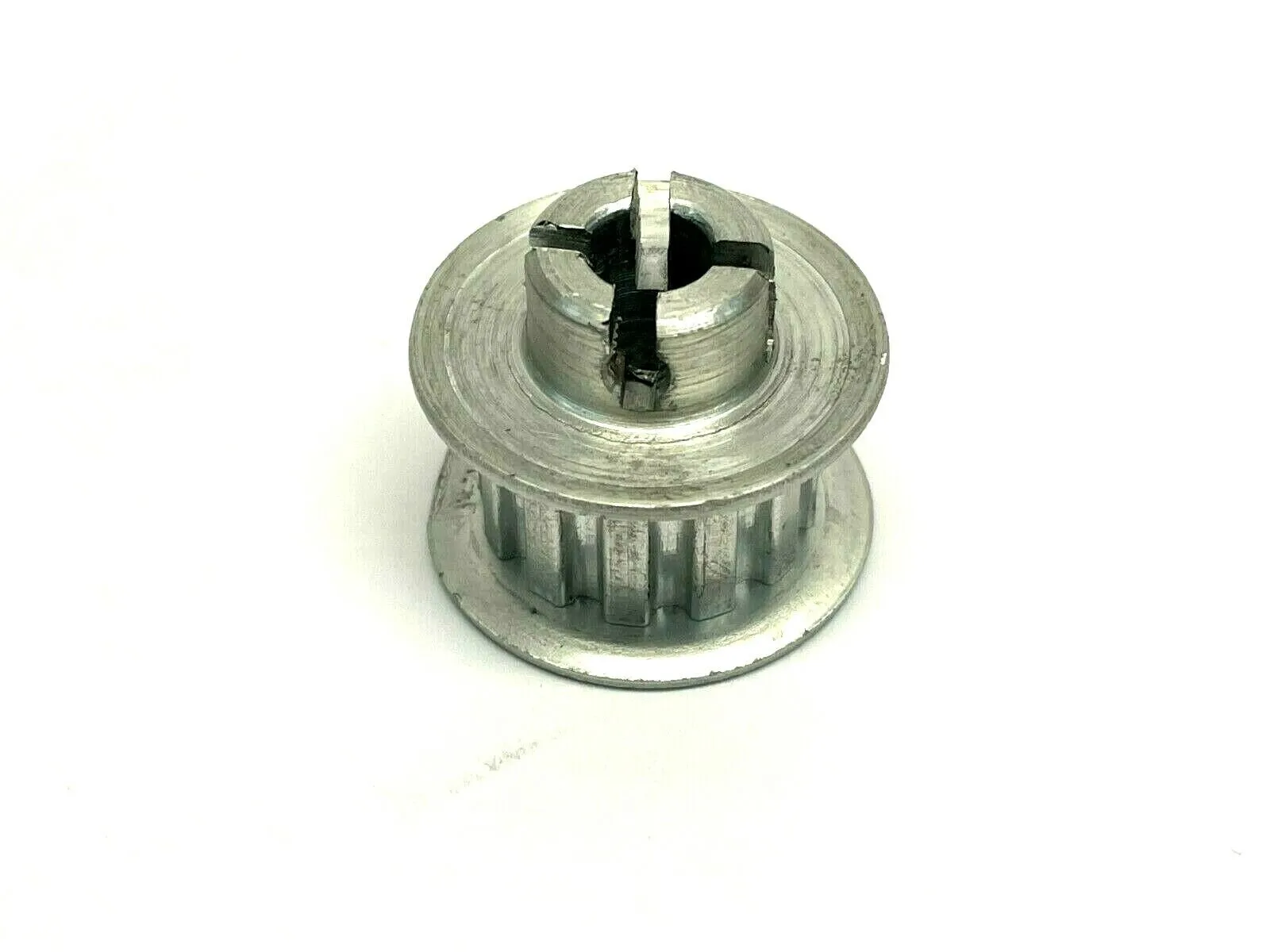 P12XL037A | Aluminum Timing Pulley 12 Teeth 1/4" Bore 3/16" Teeth Pitch 1" Pitch Diameter - Used