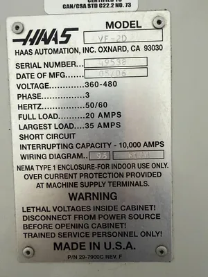 2006 HAAS VF-2D Vertical Machining Centers CNC | CNC EXCHANGE (11)