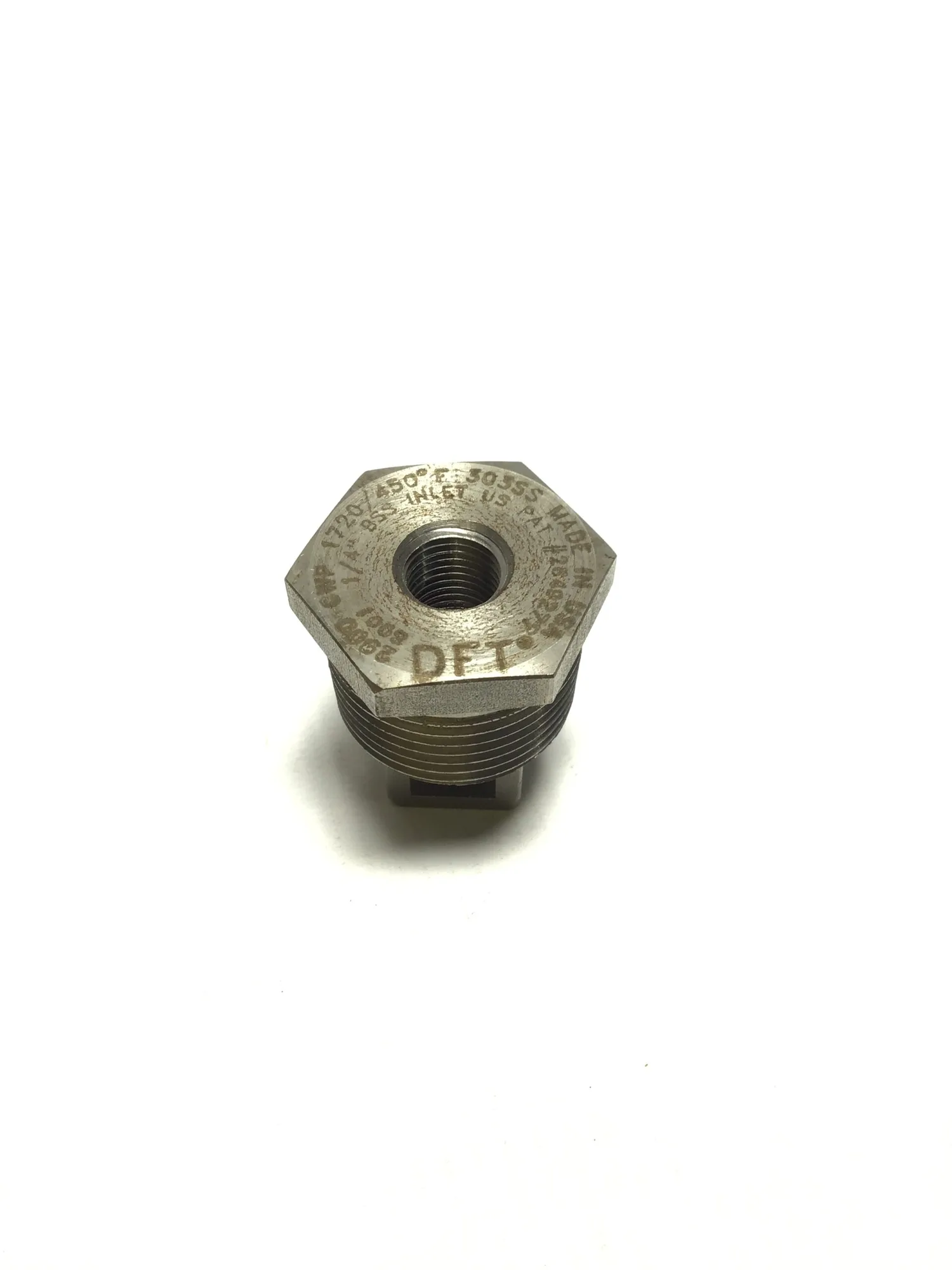 DFT 8001 Stainless Steel Check Valve 1/4″BSS 1/4″NPT Inlet 2500 CWP 1720/450 °F