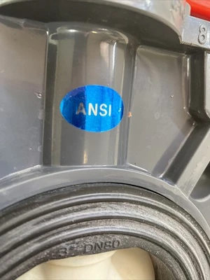 NEW Thermoplastic Valves Inc. DN080-3” ANSI