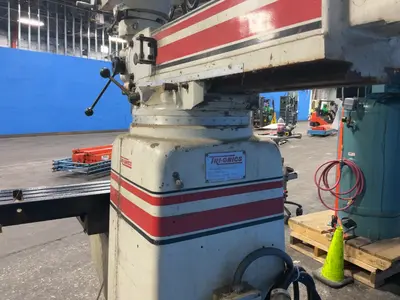 Tri-onics Incorporated 50” X 10”  Vertical Mill