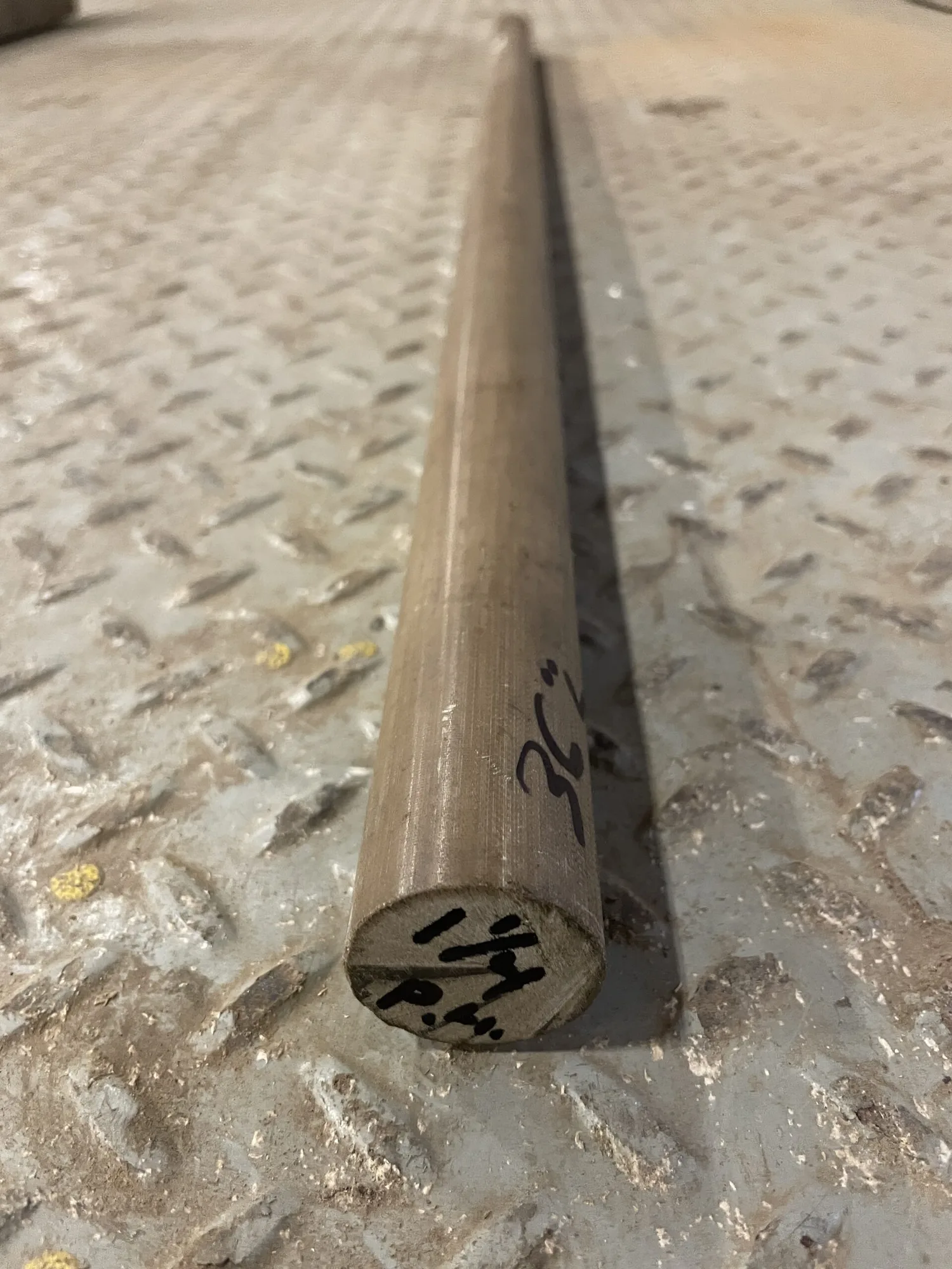 1-1/4” x 36” Phenolic Round Bar / Rod Stock