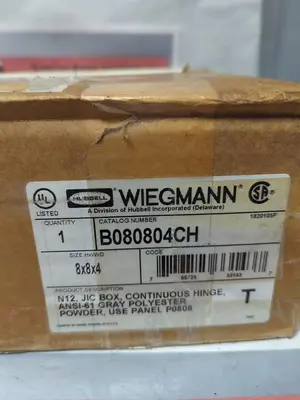 New | in-Stock WIEGMANN B080804CH Miscellaneous Equipment (Electrical & Power) | Surplus Asset Holdings #1197309