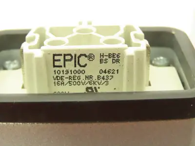 Hoffman CCA16169  Aluminum Enclosure Junction Box 160x160x90mm 16A 6-pin Plugs