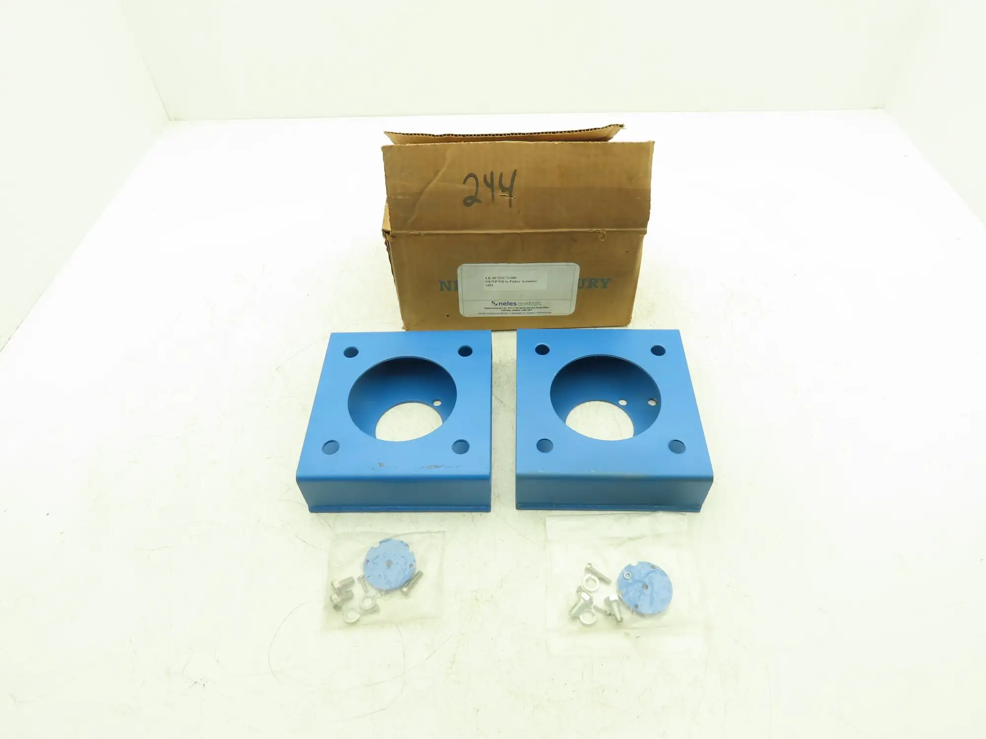 Neles-Jamesbury LK00251C71200 Valve Linkage Mount Bracket Fisher Actuator 1051