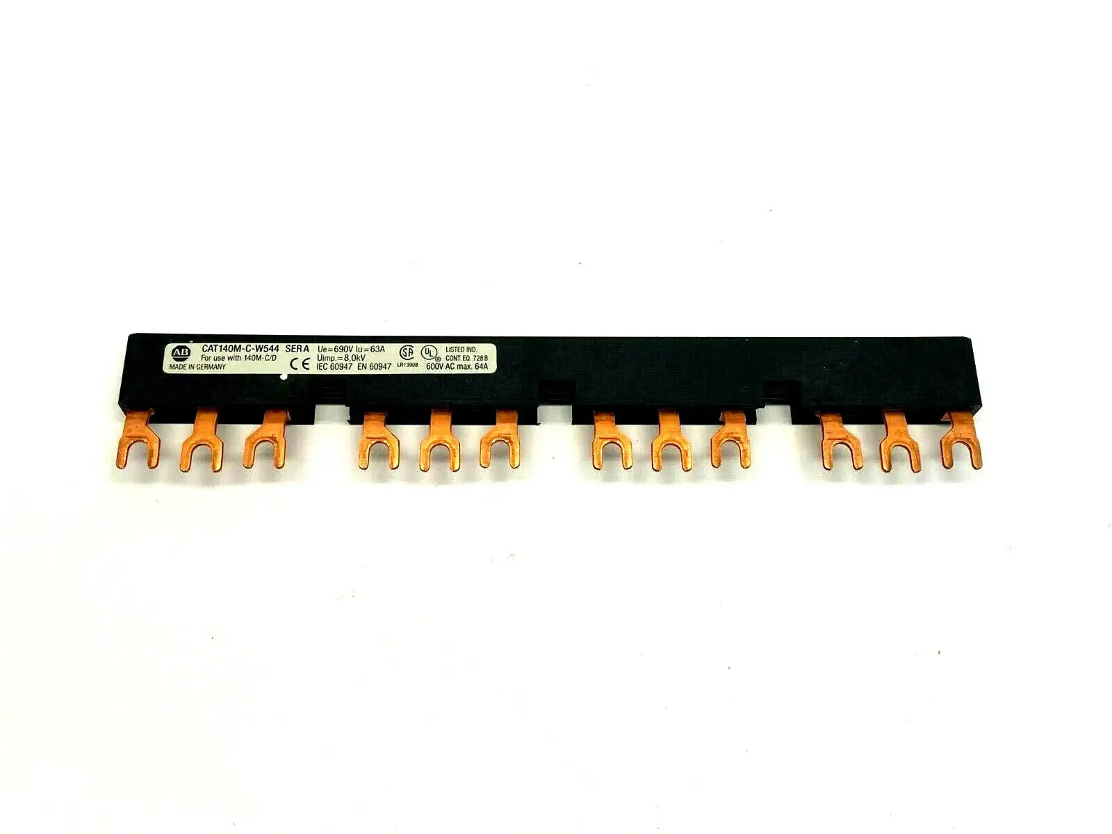140M-C-W544 | Allen Bradley  Busbar 54mm Spacing 4 Connection for 32A Breaker - Used