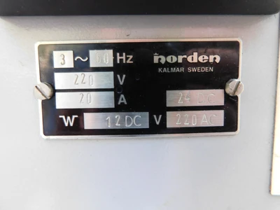 USED NORDEN TUBE FILLER NM400HA