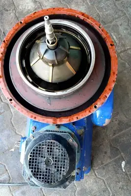 Alfa-Laval S-815 fuel/lube oil purifier, 316SS.