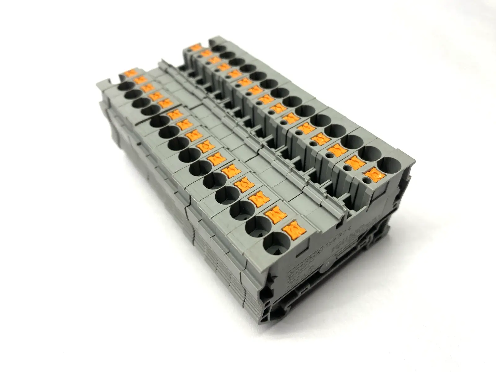 USED PHOENIX CONTACT FEED-THROUGH TERMINAL BLOCK 3211757 LOT OF 15