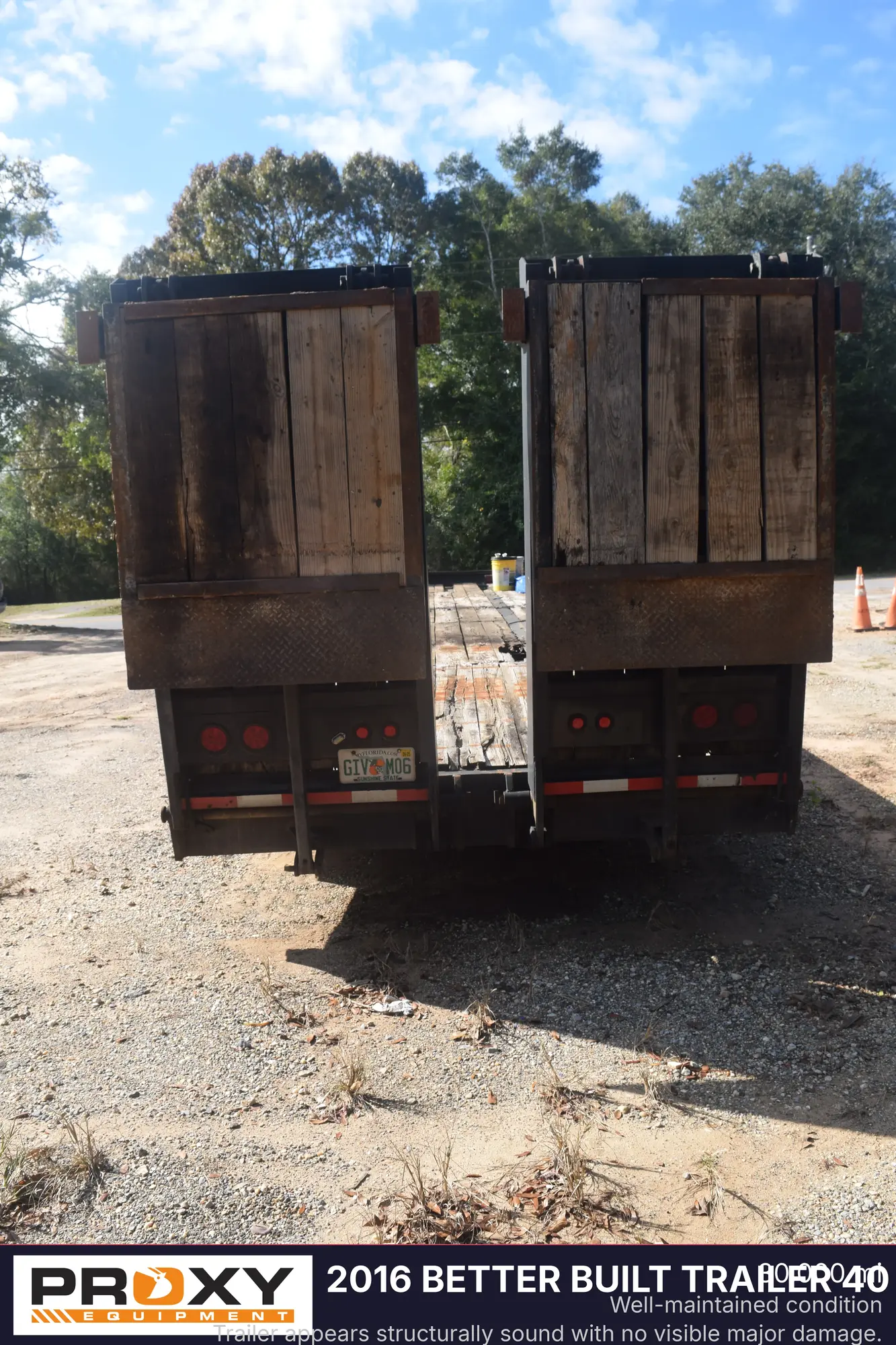 Used 2016 BETTER BUILT TRAILER 40 FT Flatbed Trailers Florida US | Proxy Equipment #1381949
