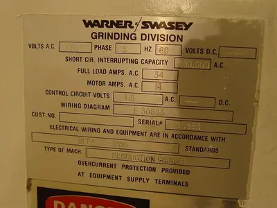 USED 1980 WARNER & SWASEY 1020