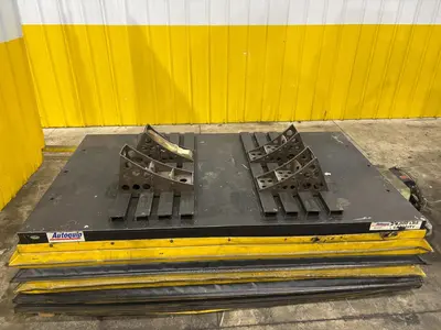 24,000 LBS X 7’ X 4’ AUTOQUIP HYDRAULIC LIFT TABLE: YOBRO #24356