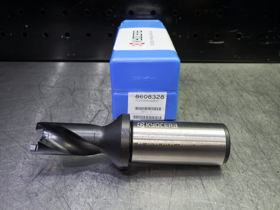 Kyocera 19-19.99mm Coolant Thru 1.5xD Drill 25mm Shank SF25DRA190M15 (LOC1549)