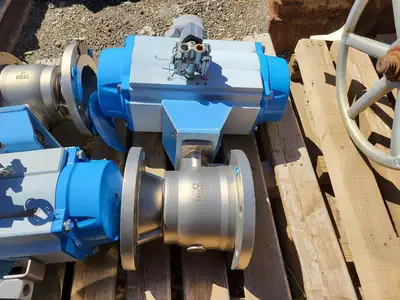 6" CF8M Ball Valve w/ Actuator