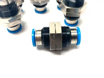USED FESTO PUSH-IN BULKHEAD CONNECTOR 10MM TUBE