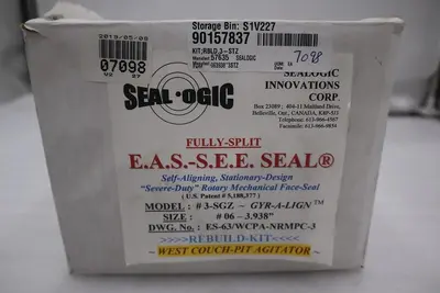 Sealogic Innovations MODEL 3-SGZ SIZE 06-3.938" PN. ES-63/WCPA-NRMPC-3 NEW
