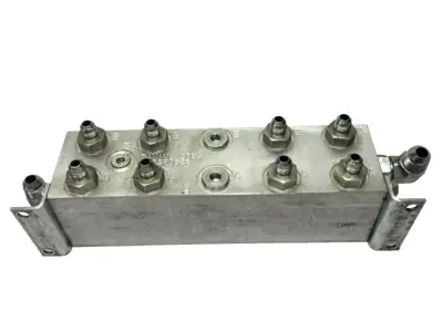 Used Daman Aluminum Directional Valve Manifold 5-Station 3000PSI Parts (Hydraulics and Pneumatics) Michigan US | Maverick Industrial Sales #1393353
