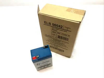 New | in-Stock Lithonia Lighting Rechargeable Lead Acid Battery 6V 4.0AH Batteries Michigan US | Maverick Industrial Sales #1401252
