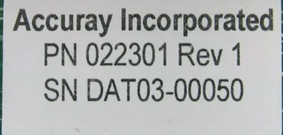USED ACCURAY INCORPORATED 022301 CIRCUIT BOARD REV.1
