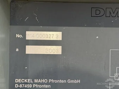 USED 2003 DECKEL MAHO DMU 100T