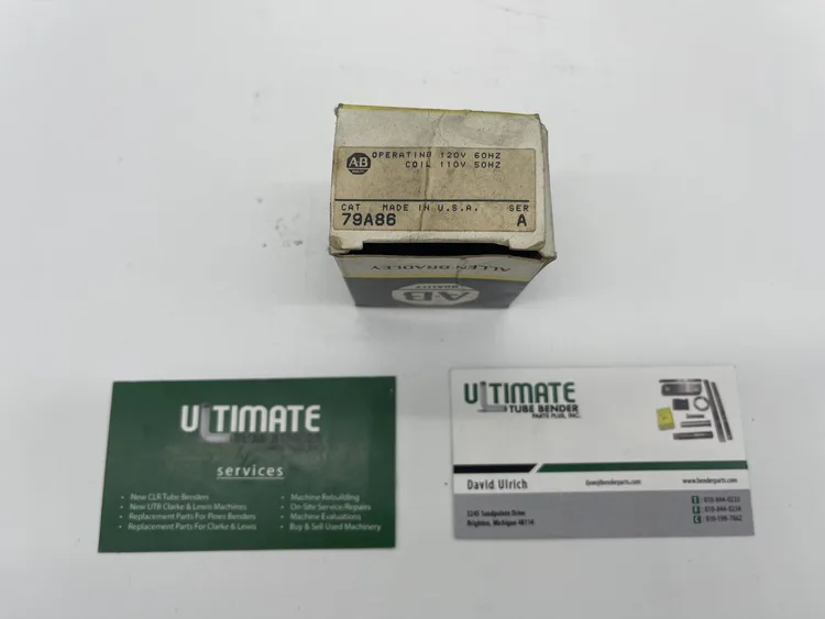 New | in-Stock ALLEN BRADLEY 79A86 Pipe, Tube & Bar Benders Parts Michigan US | Ultimate Tube Bender Parts Plus #201576
