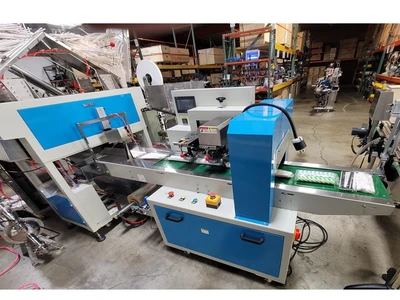 Flow Wrap, sachet, + Straw Counting + Straw packing Machine Rental