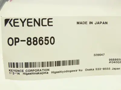 Keyence OP-88650 Compact Vision Sensor Head Connector Cable 10M